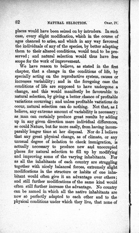 On the origin of species by means of natural selection, or, The preservation of favoured races in the struggle for life / by Charles Darwin.