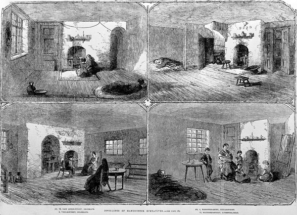 Dwellings of Manchester Operatives.