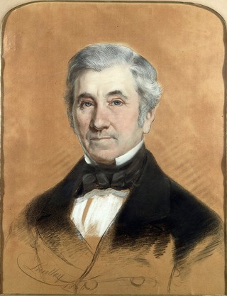 Marshall Hall. Pastel by James Luntley, 1856.