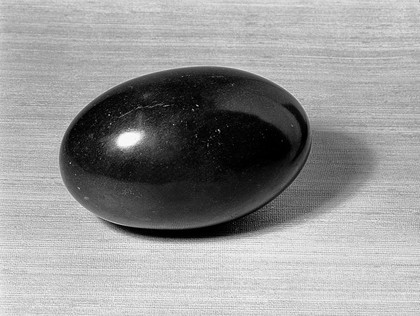 Ovate object, possibly for massage.