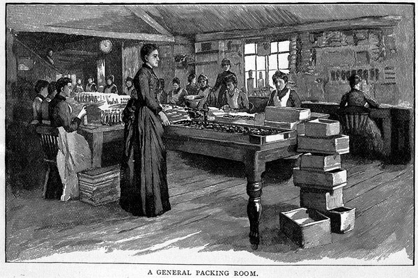 Allen & Hanbury, general packing room