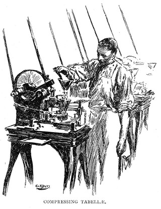 Allen & Hanbury, compressing tabellae