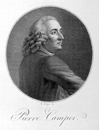 Petrus Camper. Stipple engraving by B. Roger, 1803, after R. Vinkeles.