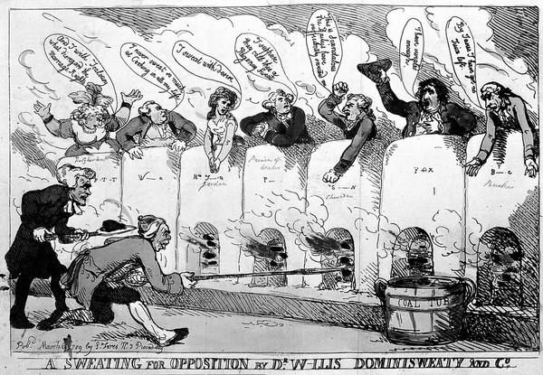 Thomas Rowlandson, Caricature