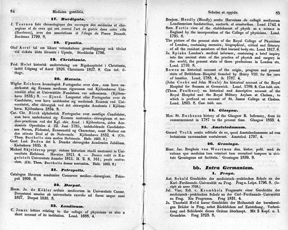 Bibliotheca medico-historica, sive catalogus librorum historicorum de re medica et scientia naturali systematicus / [Ludwig Choulant].