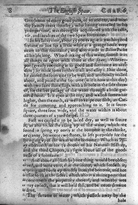 Spadacrene Anglica. Or, the English spaw-fountaine. Being a briefe treatise of the acide, or tart fountaine in the Forest of Knaresborow, in the West-Riding of ... Yorkshire. As also a relation of other medicinall waters in the said forest ... / [Edmund Deane].