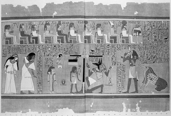 The book of the dead : facsimile of the papyrus of Ani in the British Museum. Printed by order of the trustees.