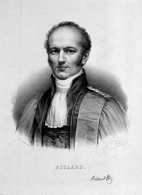 Pierre Auguste Béclard. Lithograph by Z. Belliard.