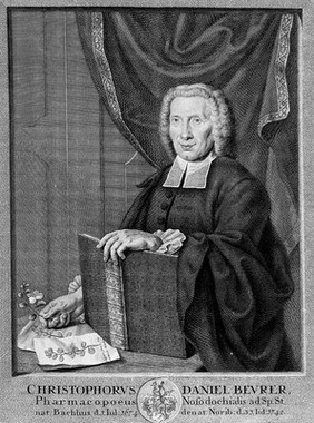 Christophorus Daniel Beurer (1674-1742). Pharmacist at Nuremberg