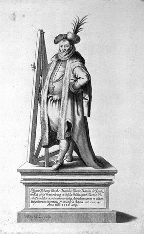 Portrait of Tycho Brahe, a Danish Astronomer