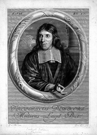 Frederik Dekkers. Line engraving by P. van Gunst after C. de Moor.