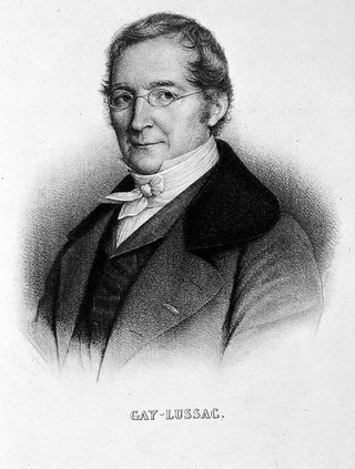 Louis-Joseph Gay-Lussac. Lithograph by Z. Belliard, 1838.