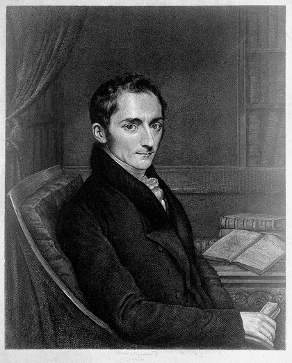 Robert Gooch. Line engraving by J. Linnell, 1831, after himself, 1827.