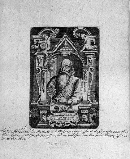 Isaac Habrecht I. Line engraving.