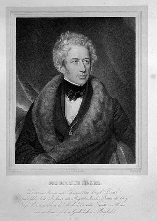 Christoph Friedrich Jaeger, Ritter von Jaxtthal. Lithograph by A. Staub after J.N. Ender.