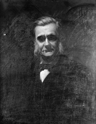 Thomas Henry Huxley. Oil painting by James Malcolm Stewart after the Hon. John Collier.
