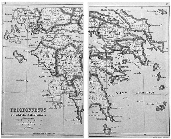 Peloponnesus et Graecia meridionalis.