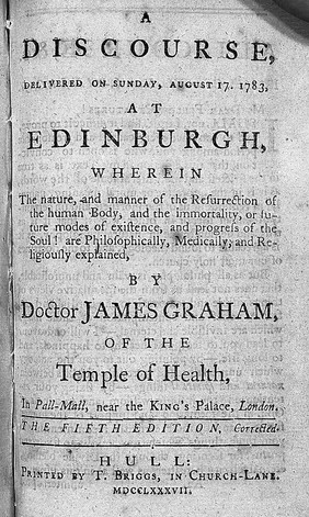J. Graham, A discourse delivered...at Edinburgh