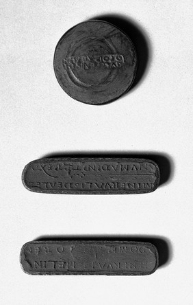 Oculist stamps or seals.