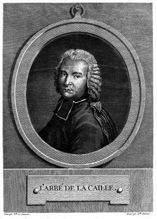 Nicolas Louis de La Caille. Line engraving by Thérèse Devaux after Mlle Le Jeuneux.