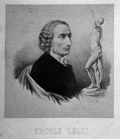 Ercole Lelli. Lithograph by Bettini.