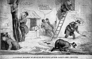 view A London Board of Health hunting after cases like a cholera.