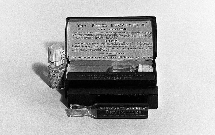 The "Pinol Eucalyptia " Dry Inhaler