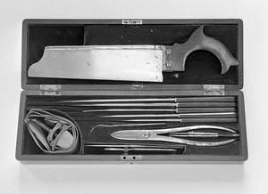 view Amputation case, mid 19th century.