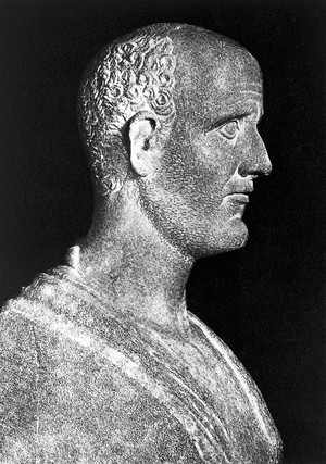 view Portrait bust of Asclepiades