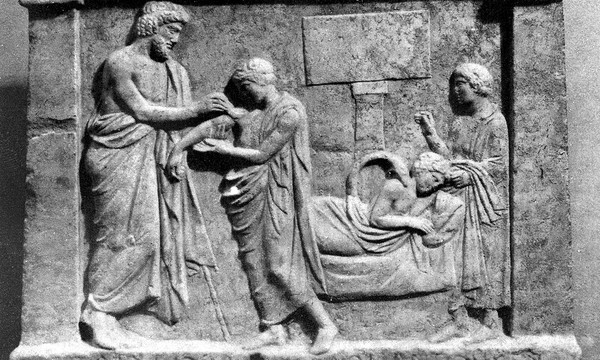 Relief: offering to Archinos to Amphiaraos