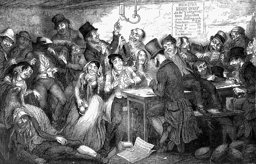 The drunkard's children. A sequel to The bottle. In eight plates / With a poem by by Charles Mackay.