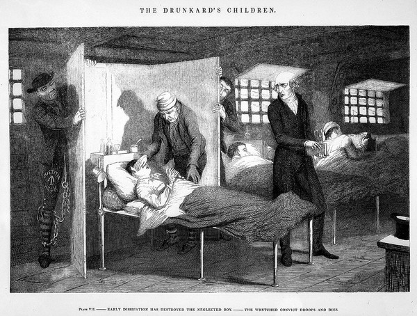 The drunkard's children. A sequel to The bottle. In eight plates / With a poem by by Charles Mackay.