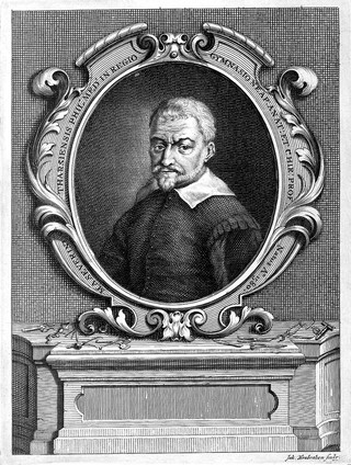 Marco Aurelio Severino. Line engraving by J. Houbraken, 1724.
