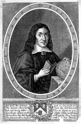 Richard Sanders [Saunders]. Line engraving, 1671.