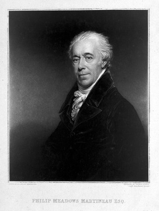 Philip Meadows Martineau. Mezzotint by T. Lupton, 1830, after Sir W. Beechey, 1825.