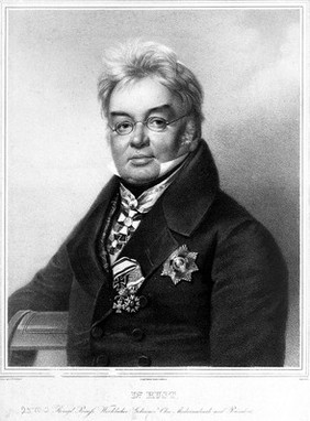 Johann Nepomuk Rust. Lithograph by Gille after F. Krüger.