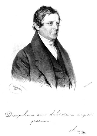 Anton, Edler von Rosas. Lithograph by J. Kriehuber, 1843.