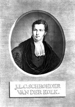 Jacob Ludovic Conrad Schroeder van der Kolk. Lithograph by W. J. Paling, 1831.