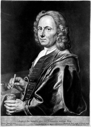 Michael Gottfried Wittwer. Mezzotint by B. Vogel, 1735, after J. Kupetzky.