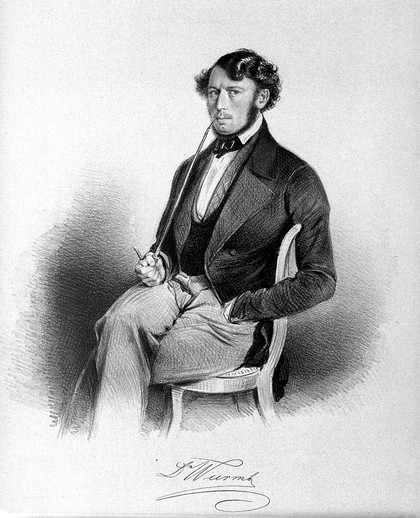 Franz Wurmb. Lithograph.