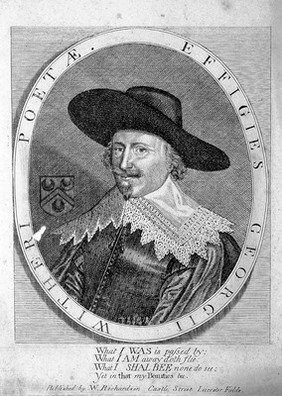 George Wither. Line engraving after J. Payne, 1669.