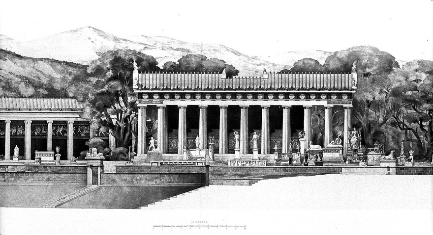Epidaure, restauration & description des principaux monuments du sanctuaire d'Asclépios / relevés et restaurations par Alphonse Defrasse, texte par Henri Lechat.
