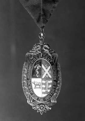 British Society for the History of Medicine. Presidents Badge.