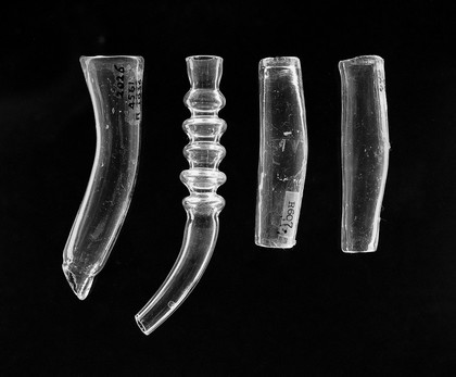 Leech tubes, curved glass.