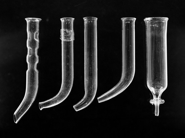 Leech tubes, curved glass.