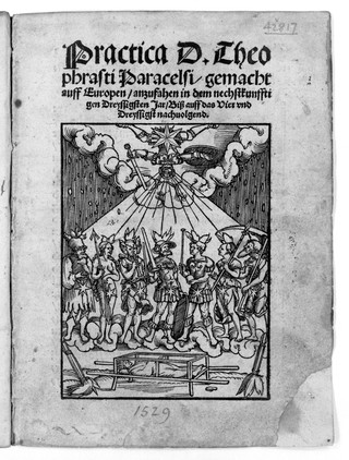 Practica D. Theophrasti Paracelsi, gemacht auff Europen, anzufahen in dem nechstkunfftigen dreyssigsten Jar, bisz auff das vier und dreyssigst nachvolgend.