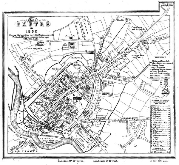 The history of the cholera in Exeter in 1832 / [Thomas Shapter].