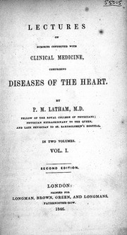 Title page from Latham, Lectures on...diseases of the heart, 1846