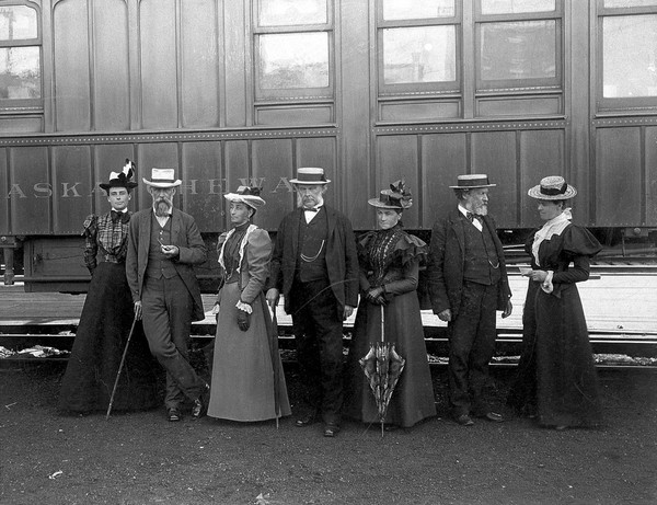 Joseph Lister, Baron Lister and family in Canada. Photograph by Wm. Notman & son, 1897.