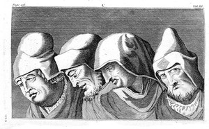 view Heads demonstrating points of physiognomy from Lavater, Essays on physiognomy, 1797